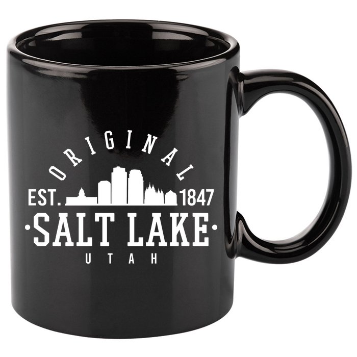 The Original Salt Lake City Utah 1847 11oz C Handle Ceramic Mug