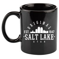 The Original Salt Lake City Utah 1847 11oz C Handle Ceramic Mug