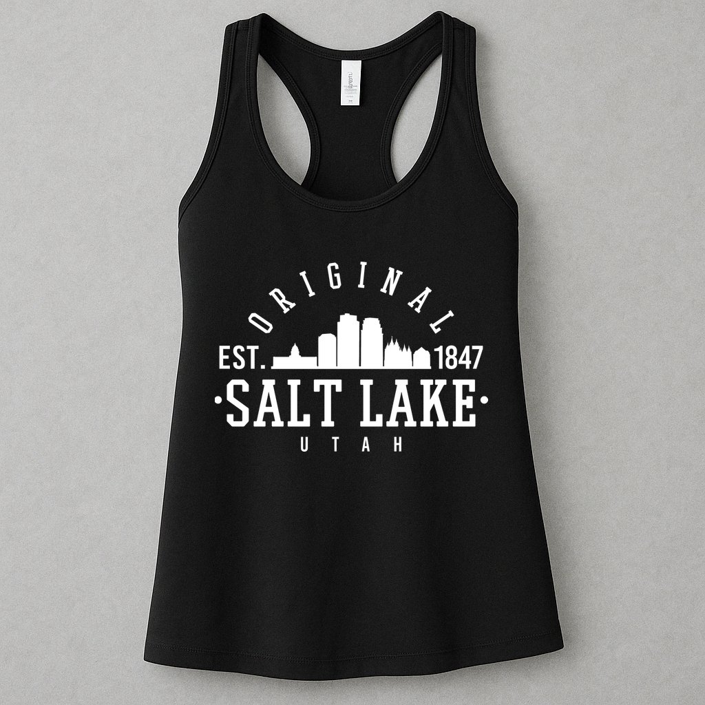 The Original Salt Lake City Utah 1847 Womens Tank Top
