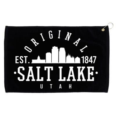 The Original Salt Lake City Utah 1847 Grommeted Golf Towel