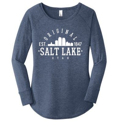 The Original Salt Lake City Utah 1847 Women's Perfect Tri Tunic Long Sleeve Shirt