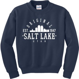 The Original Salt Lake City Utah 1847 Kids Sweatshirt