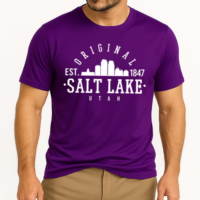 The Original Salt Lake City Utah 1847 Cooling Performance Crew T-Shirt