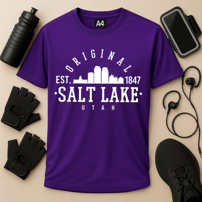 The Original Salt Lake City Utah 1847 Cooling Performance Crew T-Shirt