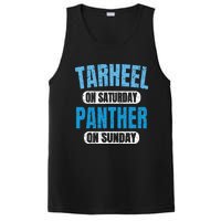 Tarheel on Saturday Panther on Sunday Fan Funny Vintage PosiCharge Competitor Tank