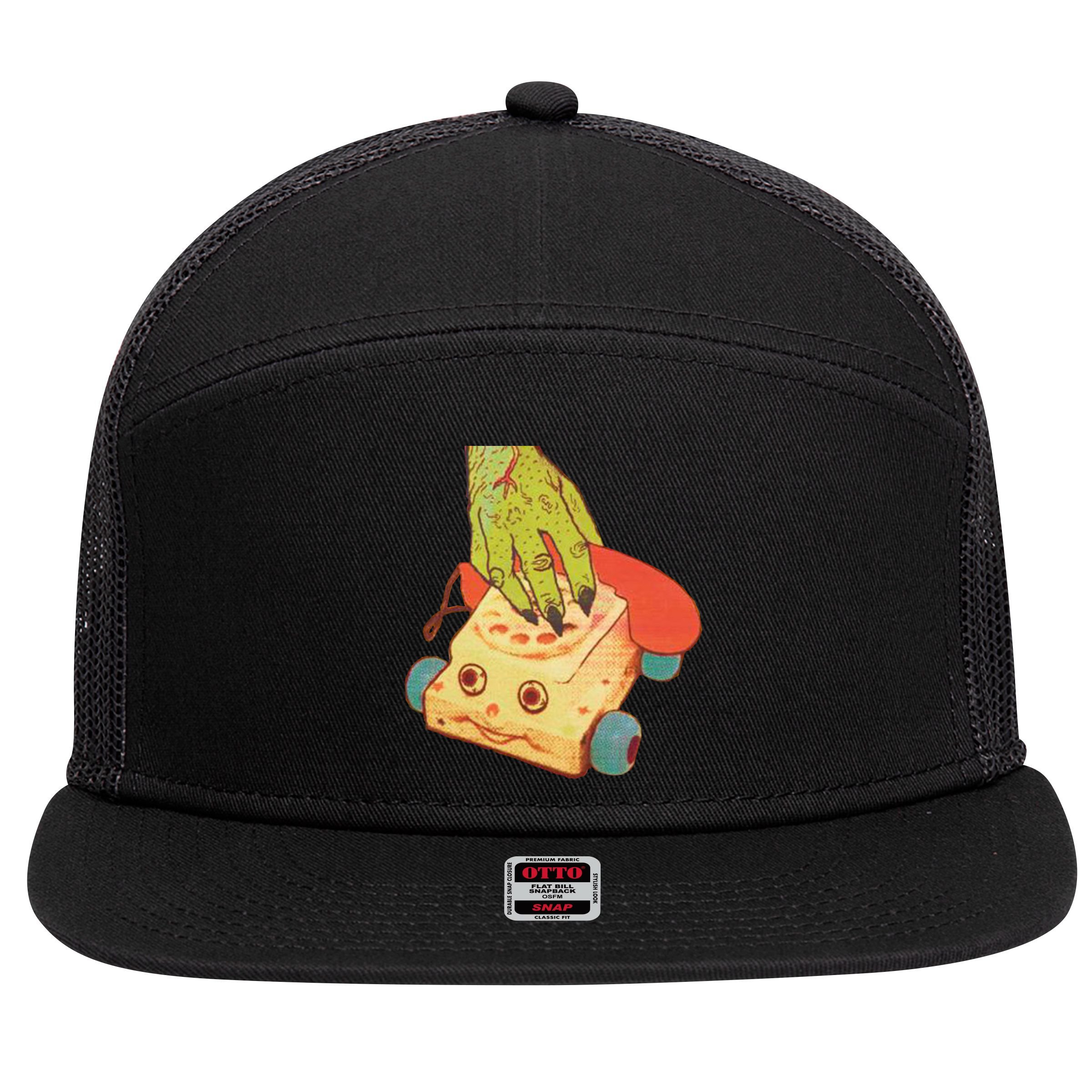 Thee Oh Sees Castlemania 7 Panel Mesh Trucker Snapback Hat