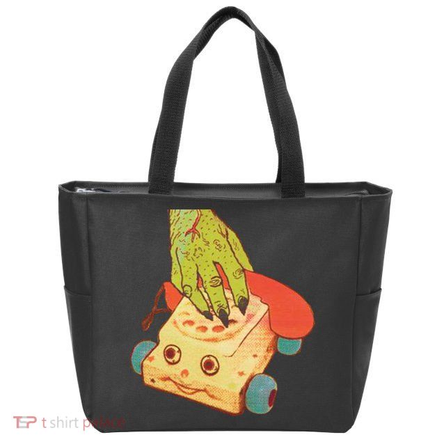 Thee Oh Sees Castlemania Zip Tote Bag