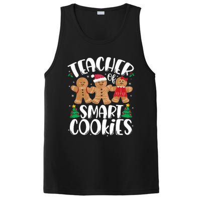 Teacher Of Smart Cookies Gingerbread Christmas Teachers PosiCharge Competitor Tank