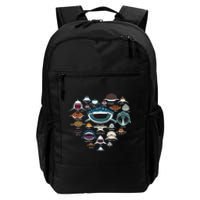 Types Of Shark Identification Shark Faces Tee Marine Biology Daily Commute Backpack