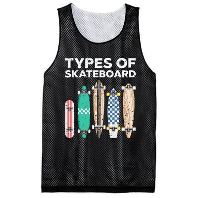 Types of skateboards skateboarding skating Mesh Reversible Basketball Jersey Tank