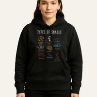 Types Of Snakes Educational Serpent 9 Different Snake Hoodie