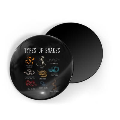 Types Of Snakes Educational Serpent 9 Different Snake Magnet