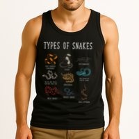 Types Of Snakes Educational Serpent 9 Different Snake Tank Top