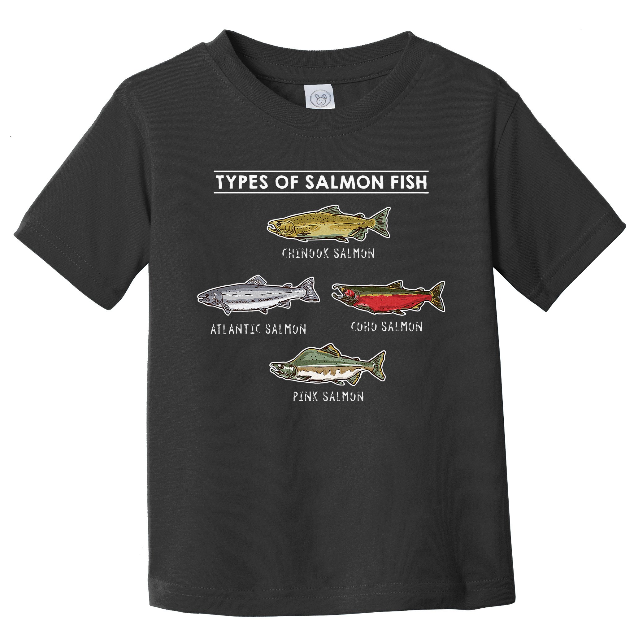 Types of Salmon Fish for Salmon Fishing Toddler T-Shirt
