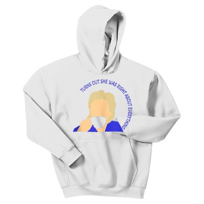 Turns Out She Was Right About Everything Women Who Are Always Right Funny Family Kids Hoodie