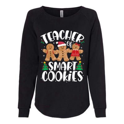 Teacher of Smart Cookies Gingerbread Christmas Teachers  Womens California Wash Sweatshirt