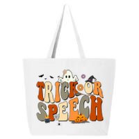 Trick Or Speech Speech Language Pathologist Halloween 25L Jumbo Tote