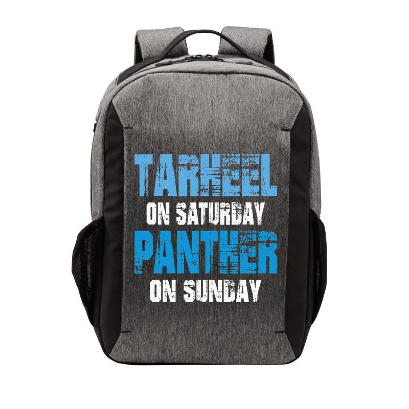 Tarheel on Saturday Panther on Sunday Tee Funny Sports Fans Vector Backpack