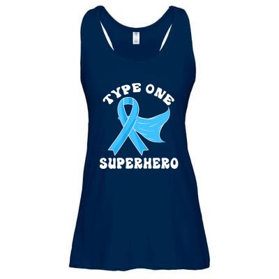 Type One Superhero Diabetes Awareness Diabetic Boys Girls Ladies Essential Flowy Tank