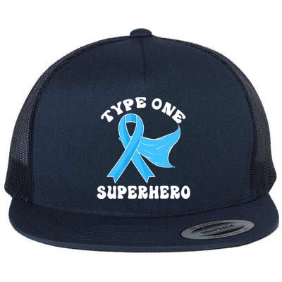 Type One Superhero Diabetes Awareness Diabetic Boys Girls Flat Bill Trucker Hat