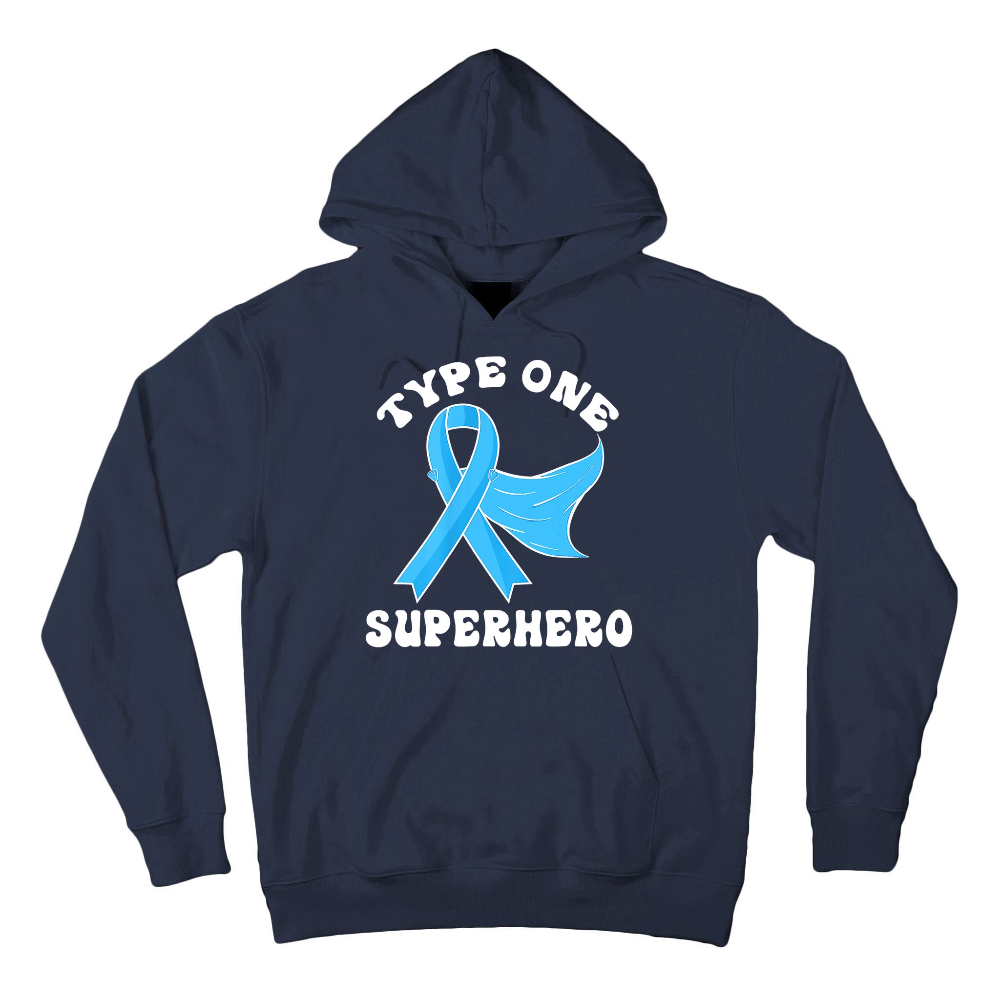 Type One Superhero Diabetes Awareness Diabetic Boys Girls Tall Hoodie