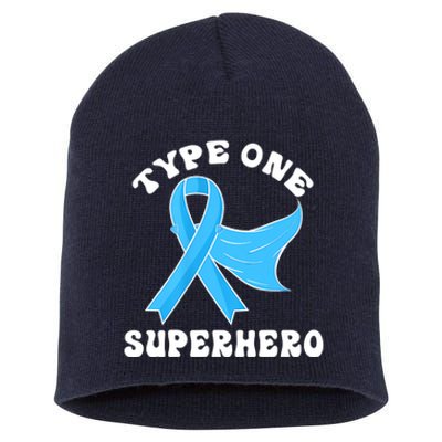 Type One Superhero Diabetes Awareness Diabetic Boys Girls Short Acrylic Beanie