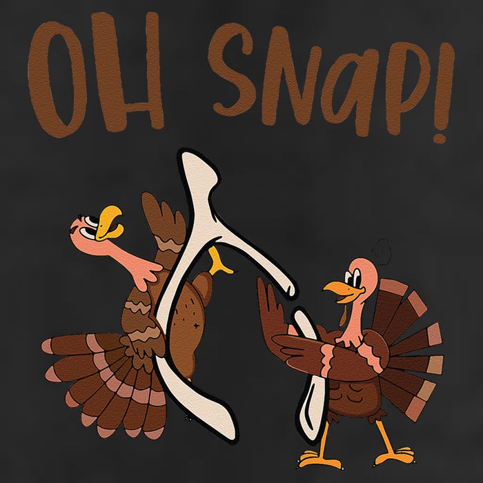 Thanksgiving Oh Snap Turkey Wishbone Funny 11oz C Handle Ceramic Mug