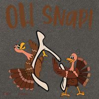 Thanksgiving Oh Snap Turkey Wishbone Funny Cotton Canvas Backpack