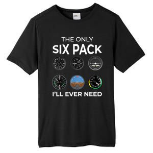 The Only Six Pack ILl Ever Need Pilot Aviation Aviator Tall Fusion ChromaSoft Performance T-Shirt