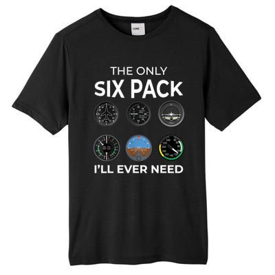 The Only Six Pack ILl Ever Need Pilot Aviation Aviator Tall Fusion ChromaSoft Performance T-Shirt