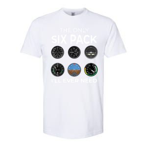 The Only Six Pack ILl Ever Need Pilot Aviation Aviator Softstyle CVC T-Shirt