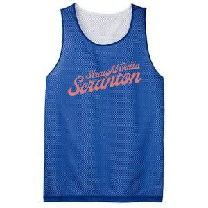 The Office Straight Outta Scranton Funny Gift Mesh Reversible Basketball Jersey Tank