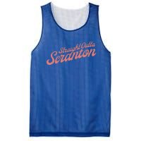 The Office Straight Outta Scranton Funny Gift Mesh Reversible Basketball Jersey Tank