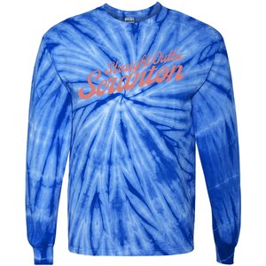 The Office Straight Outta Scranton Funny Gift Tie-Dye Long Sleeve Shirt