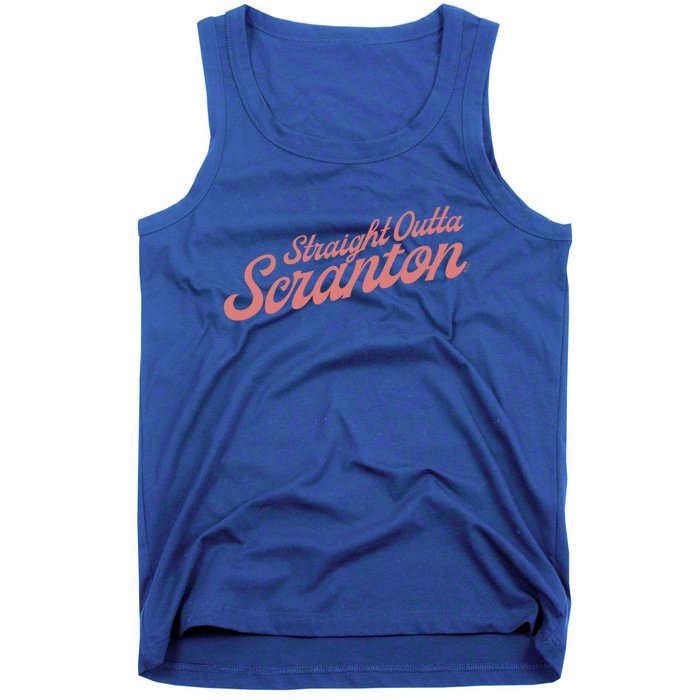 The Office Straight Outta Scranton Funny Gift Tank Top