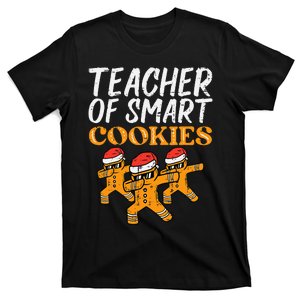 Teacher Of Smart Cookies Teacher Christmas Xmas T-Shirt