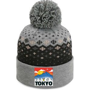 Tokyo Olympics Stick Figures The Baniff Cuffed Pom Beanie