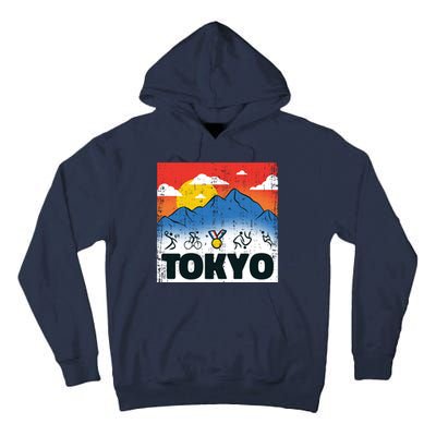 Tokyo Olympics Stick Figures Tall Hoodie