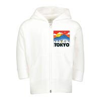 Tokyo Olympics Stick Figures Toddler Zip Fleece Hoodie