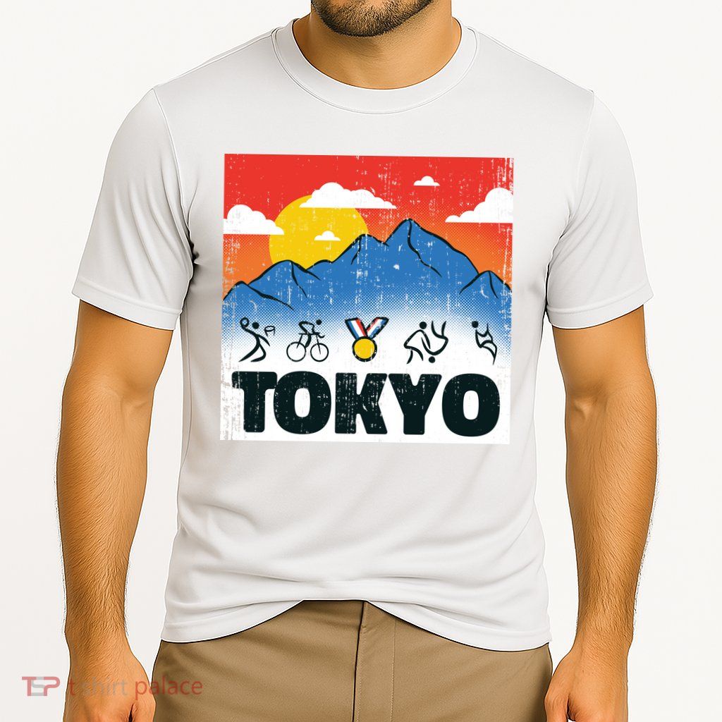 Tokyo Olympics Stick Figures Performance Shirt