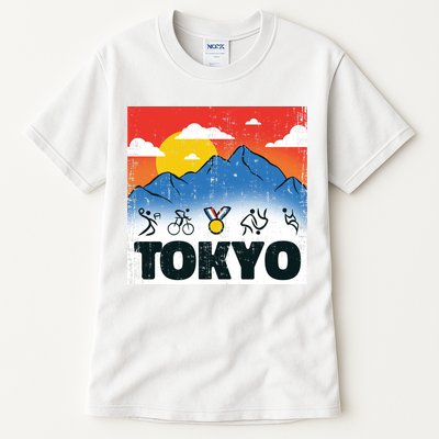 Tokyo Olympics Stick Figures Tall T-Shirt