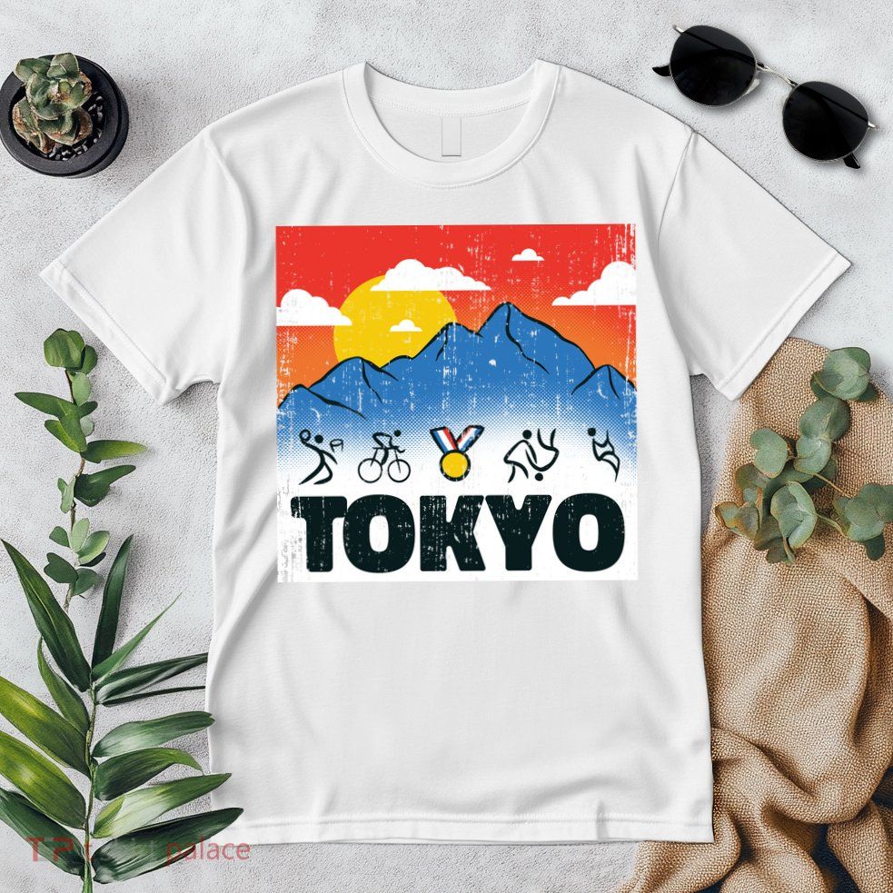 Tokyo Olympics Stick Figures Premium T-Shirt