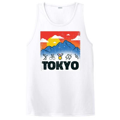 Tokyo Olympics Stick Figures PosiCharge Competitor Tank