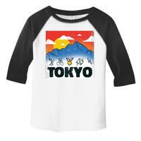 Tokyo Olympics Stick Figures Toddler Fine Jersey T-Shirt