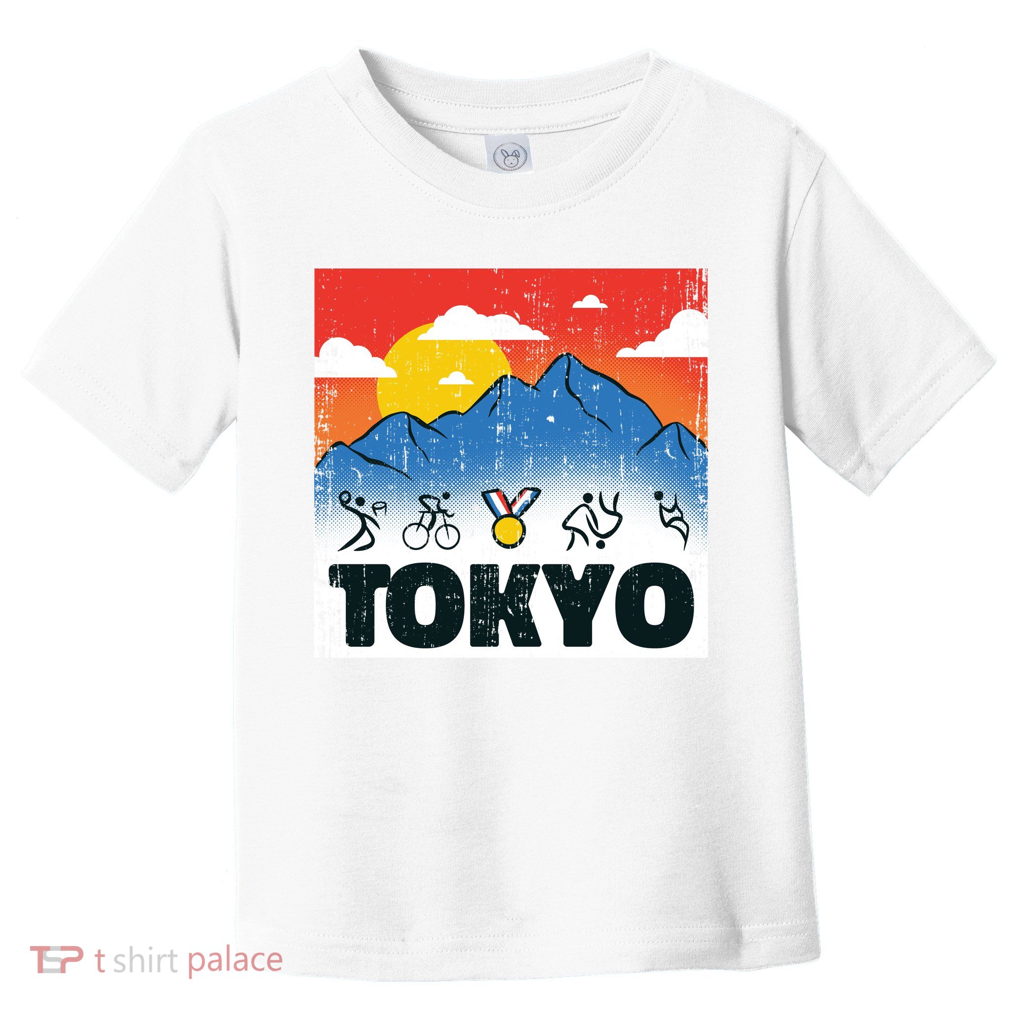 Tokyo Olympics Stick Figures Toddler T-Shirt
