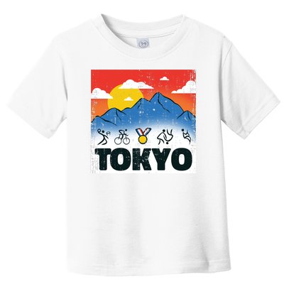 Tokyo Olympics Stick Figures Toddler T-Shirt