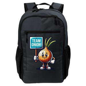 Team Onion Sweet Onion Mascot Funny Vegetable Daily Commute Backpack