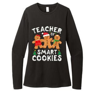 Teacher of Smart Cookies Gingerbread Christmas Teachers  Womens CVC Long Sleeve Shirt