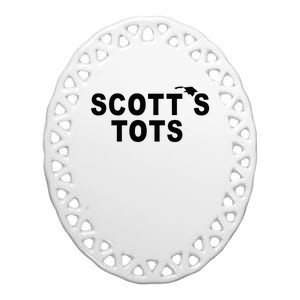 The Office ScottS Tots Ceramic Oval Ornament