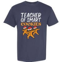 Teacher Of Smart Cookies Teacher Christmas Xmas Women Garment-Dyed Heavyweight T-Shirt